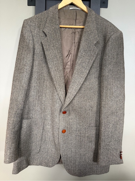 Yves Saint Laurent Other - Vintage Yves Saint Laurent Pour Homme Wool Herringbone Blazer Men’s 42